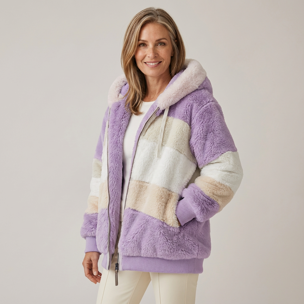 Kirsty | Plyšová zimní bunda
