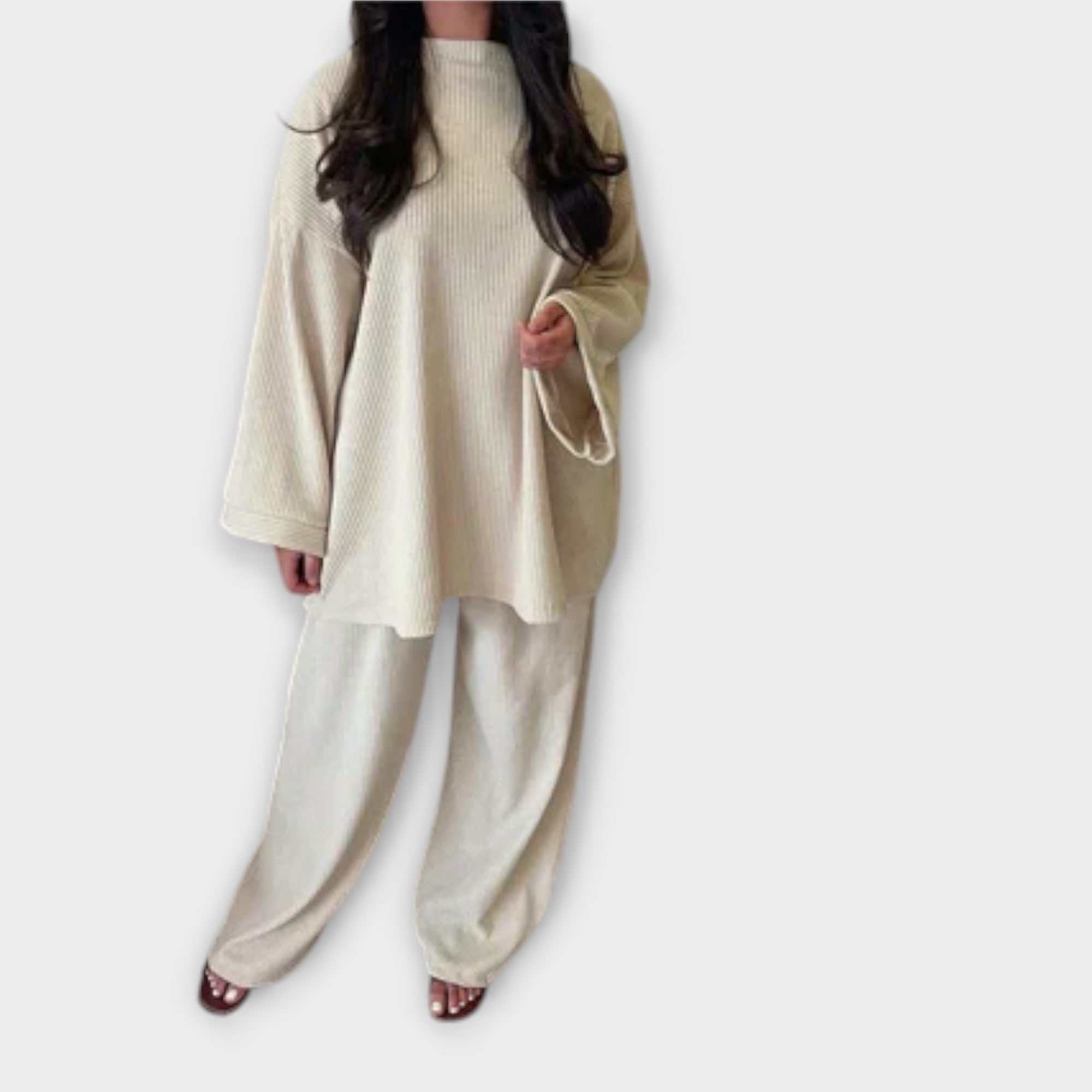 Ingrid - Set pro plnoštíhlé - Žebrovaný styl