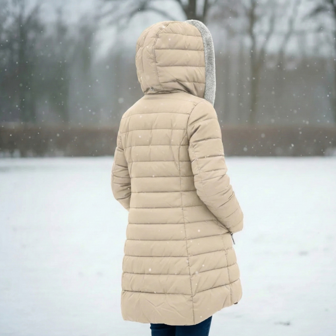 Adéla | Zimní bunda s útulnou podšívkou v kapuci